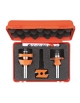 Adjustable shaker router bit sets