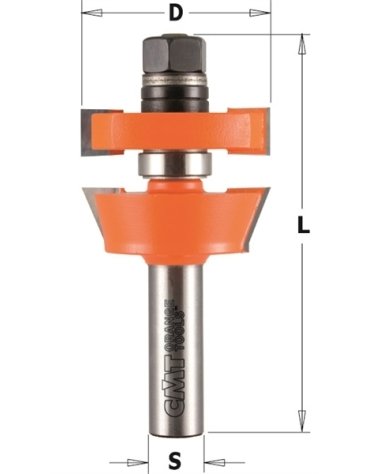 Set di frese per giunzioni a mortasa e tenone regolabili in set di punte di CMT