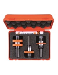 Set di frese per giunzioni a mortasa e tenone regolabili in set di punte di CMT