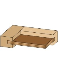 Set di frese per giunzioni a mortasa e tenone regolabili in set di punte di CMT