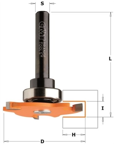 Frese a disco con foro svasato per scanalature laterali nelle frese per scanalature di CMT