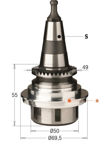 Mandrini portautensili ER32 con attacco ISO30 in Mandrini per CNC di CMT
