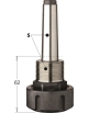 ER32-Spannzangenfutter mit konischem MK2/MK3-schaft