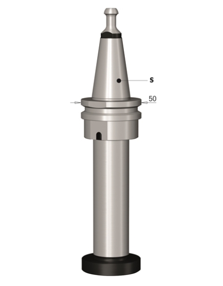 Mandril portafresa con conexión cónica ISO30