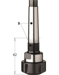 Mandrins à pinces biconiques avec queue conique MK2