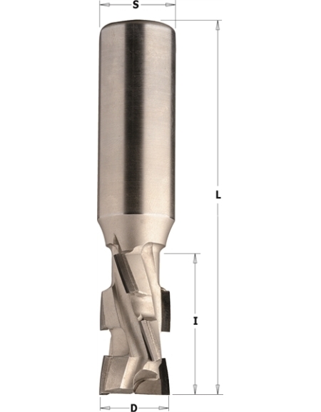 Diamond router cutters with shear angle