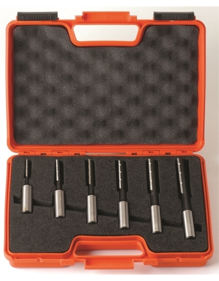 Estuches de 6 brocas de corte recto para escoplear