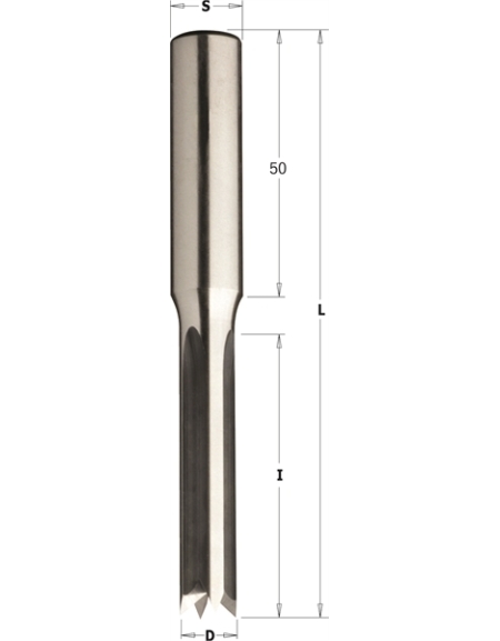 Brocas de corte recto para ambidestro para escoplar