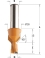 Dowel drills with countersink - Ref. CMT37608311 - L 57.5