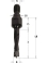 Dowel drills with threaded shank - Ref. CMT35305011 - Rotation DROITE