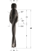 Dowel drills with threaded shank with countersink