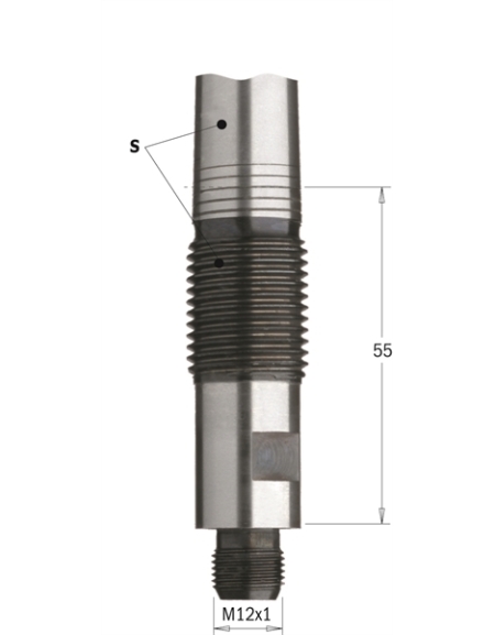 Adapter mit konuschaft für wechselbohrer