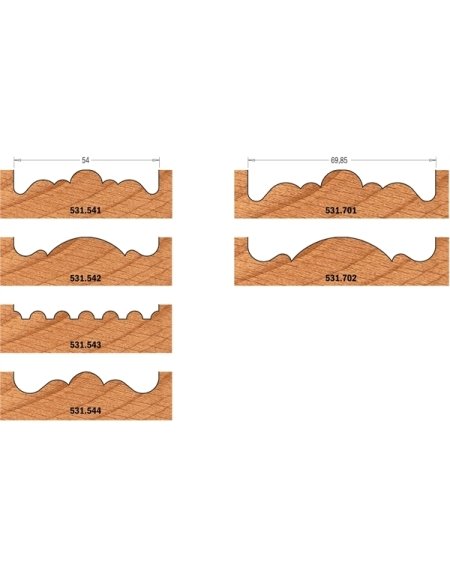 Mèches pour rosettes