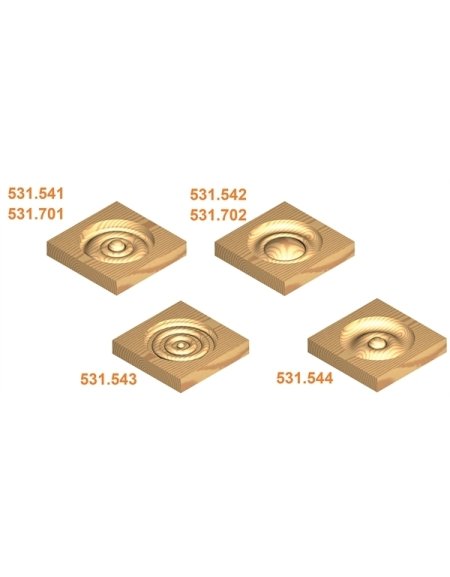 Mèches pour rosettes