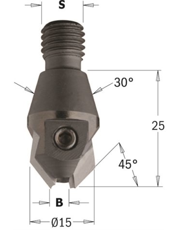 Fraisoirs à queue filetée