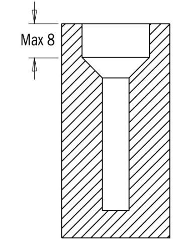 Svasatore regolabile in punte elicoidali di CMT