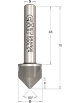 Fraisoir 90° à queue cylindrique