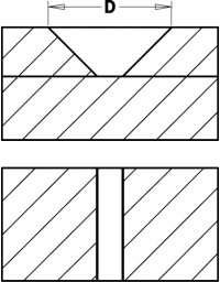 Svasatore a 90° con gambo cilindrico in punte elicoidali di CMT
