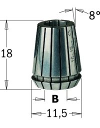 Mandrini portautensili ER11 in Mandrini portautensili di CMT