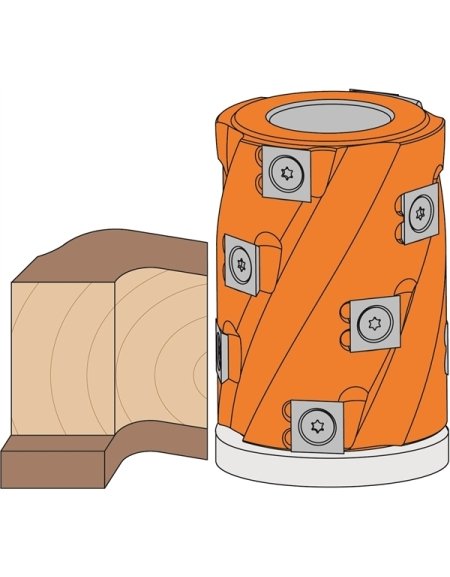 Portautensili per pialla elicoidale in Portautensili per pialla di CMT
