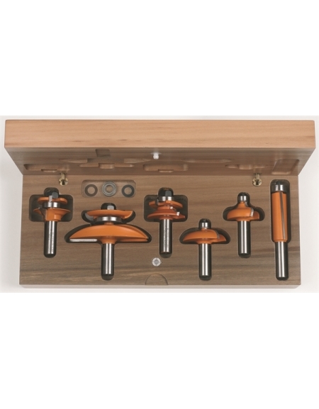 6-teilige Fräsersets für Küchen