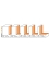 791.70 - 5 aluminum bushing kits for bearings - Ref. CMT79170600 - Rotation DROITE