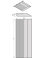 Couteaux corrugués en HS pour porte-outils - Ref. CMT79365060 - H 60