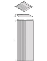 Coltelli ondulati HSS per portautensili in coltelli ondulati HSS di CMT