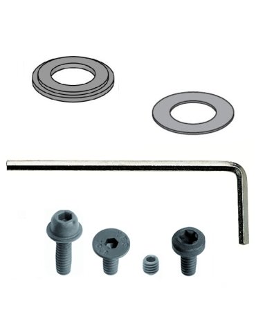 990 - Kit de rondelles de protection, bagues de distance, clés et vis