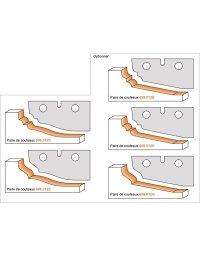 Porte-outils à plate-bande horizontale