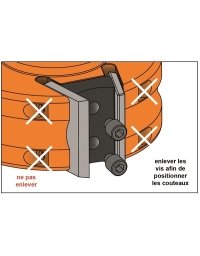 Set multiprofilo per porte senza limitatore in Portautensili per coltelli universali e set di CMT