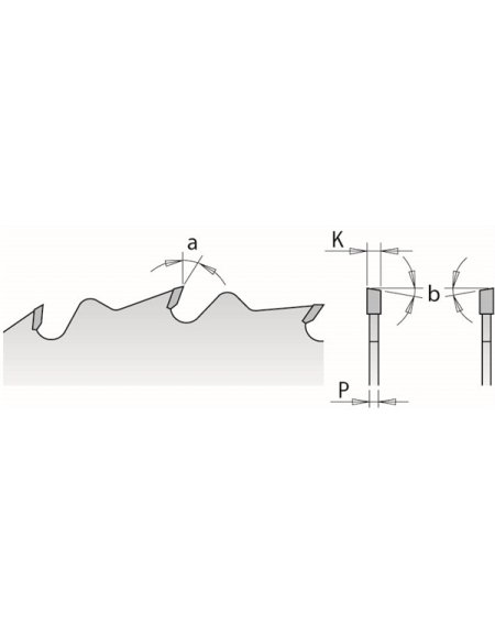 Lames circulaires industrielles multiples avec grippes
