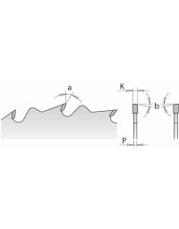 Lames circulaires industrielles multiples avec grippes