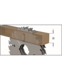 Lame circolari industriali multiple con impugnature in JUNK di CMT