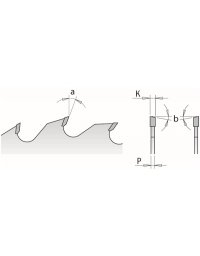 Lame circolari multiple industriali sottili con impugnature in JUNK di CMT