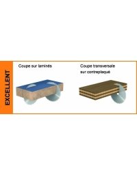 Lame circolari industriali silenziose cromate con denti trapezoidali in JUNK di CMT