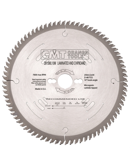 Industrial laminated and chipboard circular saw blades