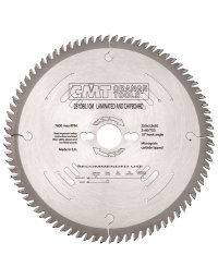 Lames circulaires industrielles pour laminés et agglomérés, angle de coupe positif