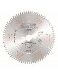 Lames circulaires industrielles silencieuses en chrome pour mélaminés et laminés