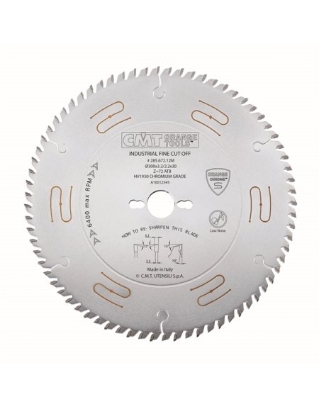 Lames circulaires industrielles en chrome