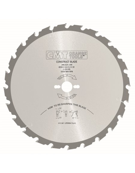 Lames circulaires industrielles avec limiteur pour le bâtiment