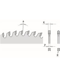 Lame circolari industriali silenziose cromate per melaminico e laminato in JUNK di CMT