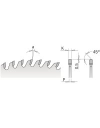Lames circulaires industrielles pour scies à panneaux horizontales
