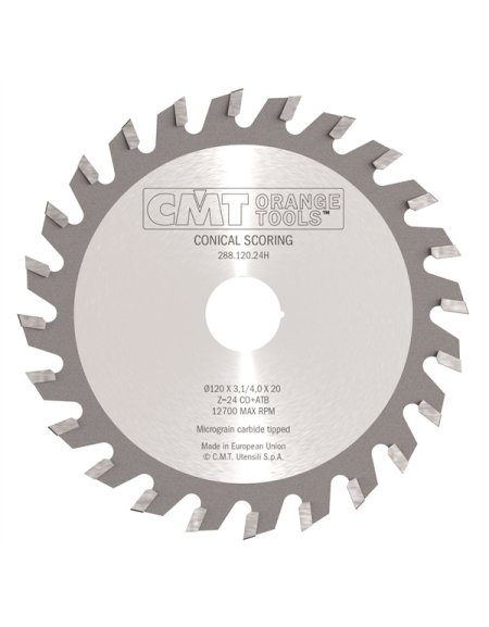 Lame per incisione industriali con denti conici in JUNK di CMT