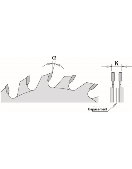 Lame di incisione industriali regolabili in JUNK di CMT