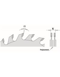 Lame di incisione industriali regolabili in JUNK di CMT
