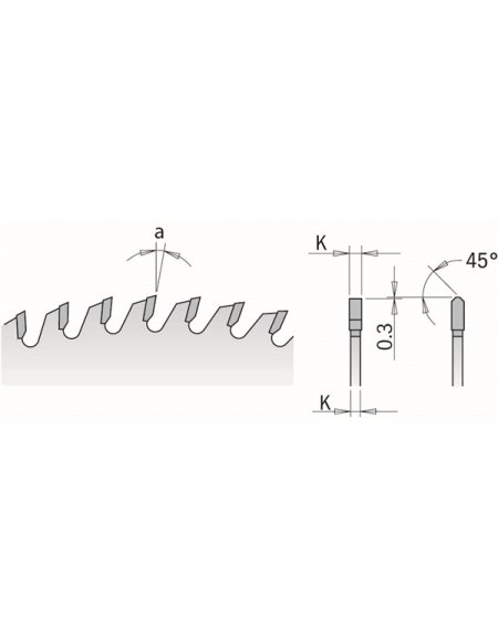 Lames circulaires industrielles pour matériaux non ferreux et plastique