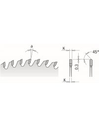 Lame circolari industriali per materiali non ferrosi e plastica in JUNK di CMT