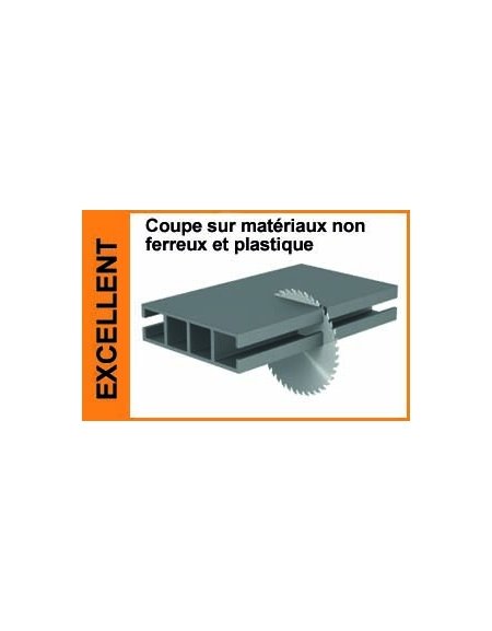 Lames circulaires industrielles pour matériaux non ferreux, plastique et laminés