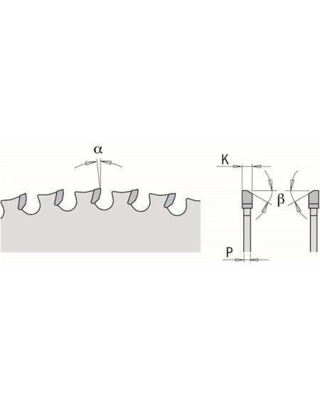 Lames circulaires industrielles pour acier inoxydable
